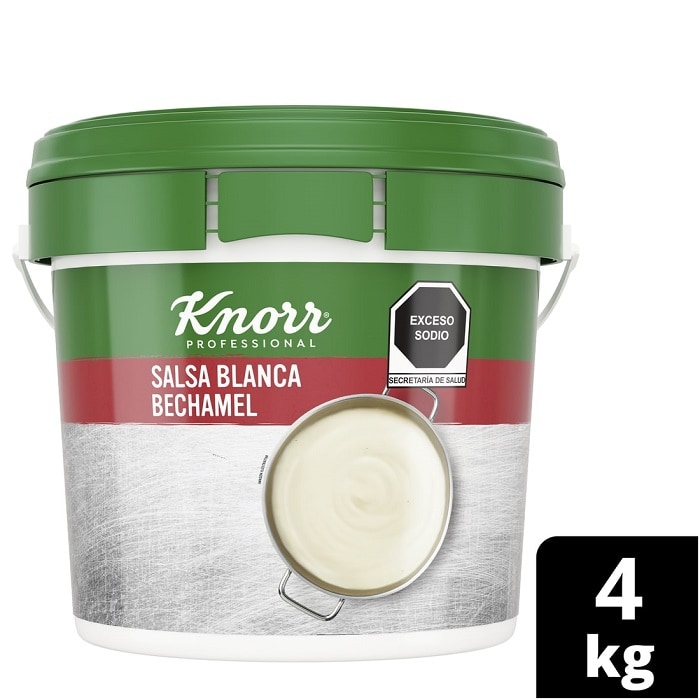 Knorr® Professional Salsa Blanca Bechamel 4 Kg - La base blanca ideal para todo tipo de platillos